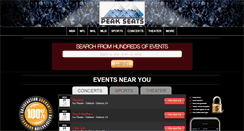 Desktop Screenshot of peakseats.com